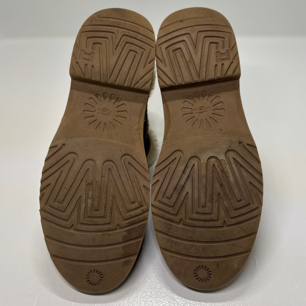 UGG Shearling Slip-On Loafers Brown Women’s 8 - Picture 3 of 11